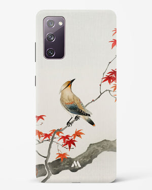 Japanese Plague bird On Maple [Ohara Koson] Hard Case Phone Cover-(Samsung)