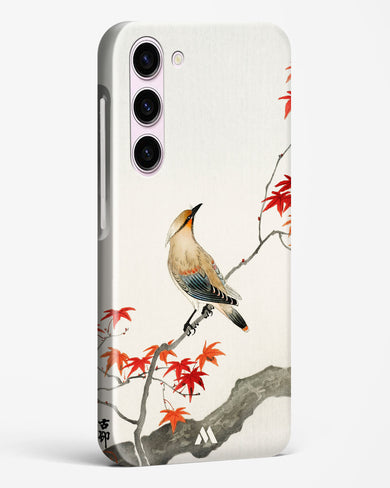 Japanese Plague bird On Maple [Ohara Koson] Hard Case Phone Cover-(Samsung)