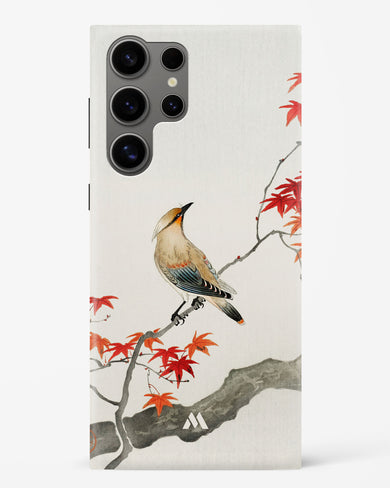 Japanese Plague bird On Maple [Ohara Koson] Hard Case Phone Cover-(Samsung)