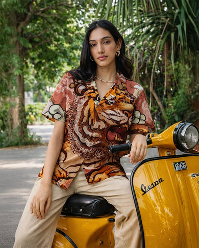 Roar of the Wild Unisex Linen Shirt
