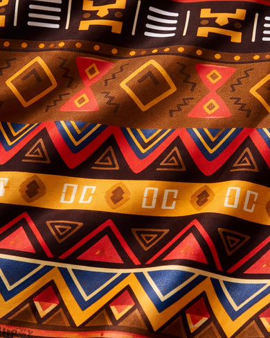 Aztec Array Oversized-T-Shirt