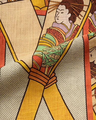 Geisha Reflections Unisex Linen Shirt