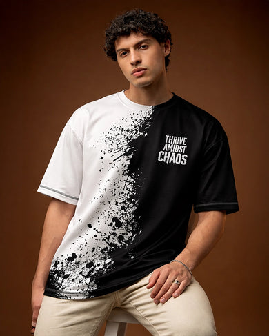Thrive Amidst Chaos Oversized-T-Shirt – Myxtur