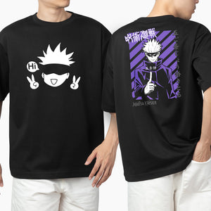Jujutsu Kaisen-Amethyst Sorcerer Gojo Unisex Oversized T-Shirt