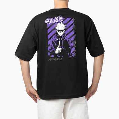 Jujutsu Kaisen-Amethyst Sorcerer Gojo Unisex Oversized T-Shirt