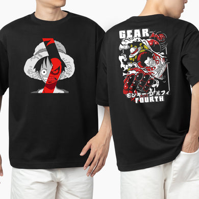 One Piece-Luffy Gear 4 Boundman Unisex Oversized T-Shirt