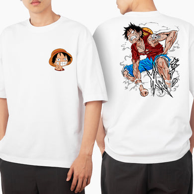 One Piece-Luffy Gear 2Unisex Oversized T-Shirt