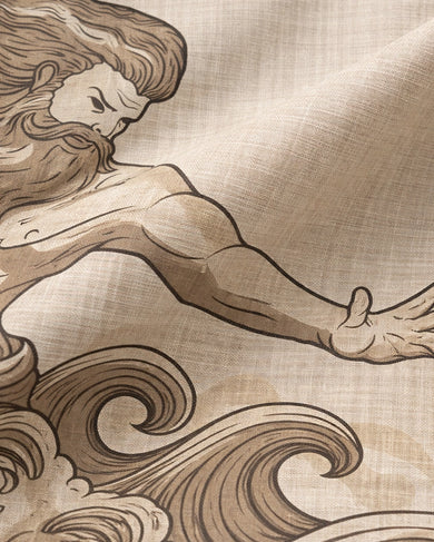 Poseidon’s Wrath Unisex Linen Shirt