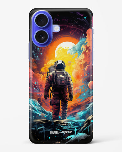 Technicolor Space Adventure [BREATHE] Hard Case Phone Cover (Apple)