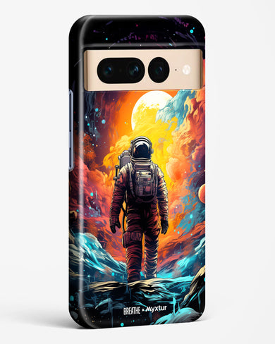Technicolor Space Adventure [BREATHE] Hard Case Phone Cover (Google)