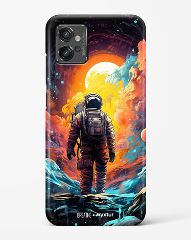 Technicolor Space Adventure [BREATHE] Hard Case Phone Cover (Motorola)
