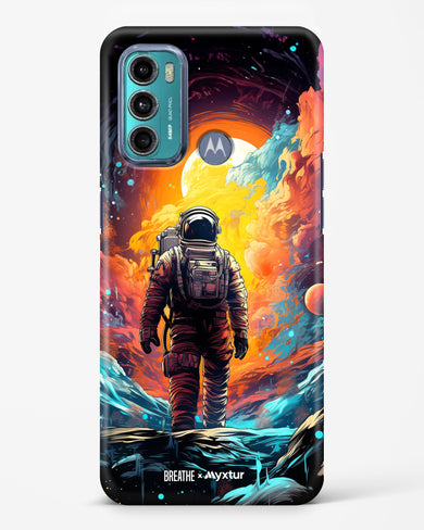 Technicolor Space Adventure [BREATHE] Hard Case Phone Cover (Motorola)
