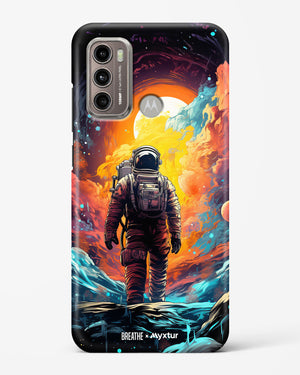 Technicolor Space Adventure [BREATHE] Hard Case Phone Cover (Motorola)