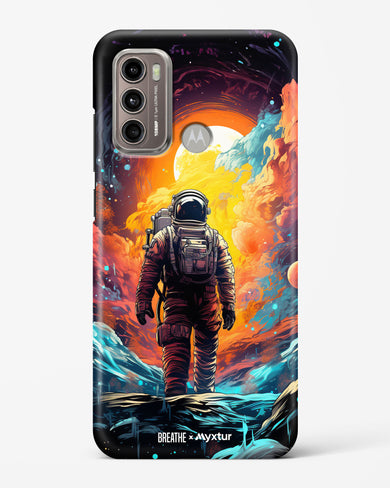 Technicolor Space Adventure [BREATHE] Hard Case Phone Cover (Motorola)
