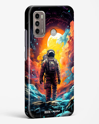 Technicolor Space Adventure [BREATHE] Hard Case Phone Cover (Motorola)