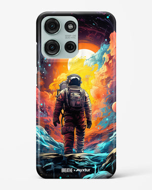 Technicolor Space Adventure [BREATHE] Hard Case Phone Cover (Motorola)