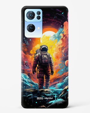 Technicolor Space Adventure [BREATHE] Hard Case Phone Cover (Oppo)