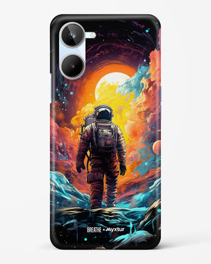 Technicolor Space Adventure [BREATHE] Hard Case Phone Cover-(Realme)