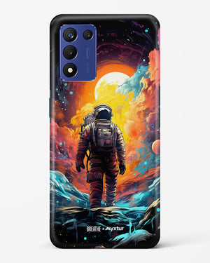 Technicolor Space Adventure [BREATHE] Hard Case Phone Cover (Realme)