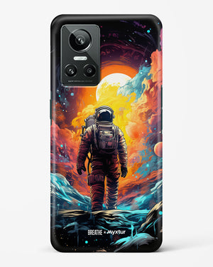 Technicolor Space Adventure [BREATHE] Hard Case Phone Cover (Realme)