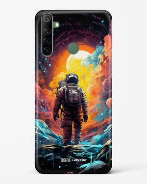 Technicolor Space Adventure [BREATHE] Hard Case Phone Cover (Realme)