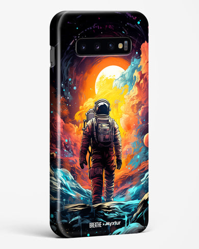 Technicolor Space Adventure [BREATHE] Hard Case Phone Cover (Samsung)