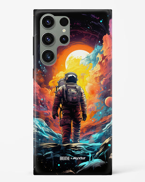 Technicolor Space Adventure [BREATHE] Hard Case Phone Cover (Samsung)