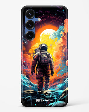 Technicolor Space Adventure [BREATHE] Hard Case Phone Cover (Samsung)