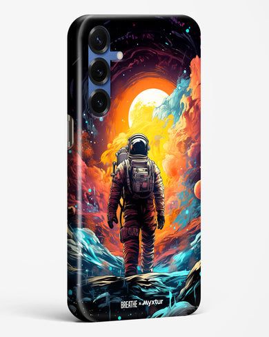 Technicolor Space Adventure [BREATHE] Hard Case Phone Cover (Samsung)