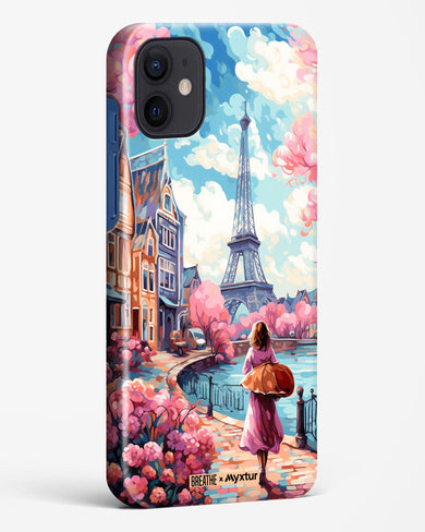 Pastel Paris Impressions [BREATHE] Hard Case Phone Cover-(Apple)