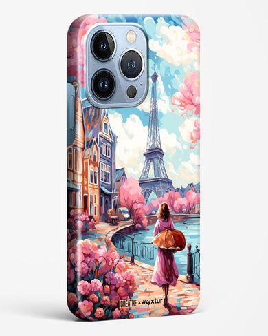 Pastel Paris Impressions [BREATHE] Hard Case Phone Cover-(Apple)