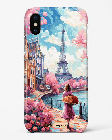 Pastel Paris Impressions [BREATHE] Hard Case Phone Cover-(Apple)