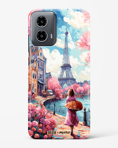 Pastel Paris Impressions [BREATHE] Hard Case Phone Cover (Motorola)