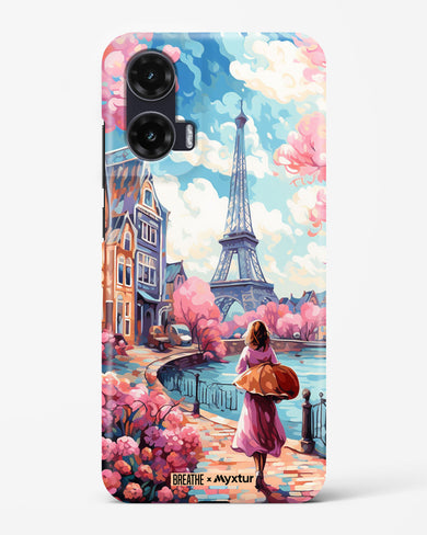 Pastel Paris Impressions [BREATHE] Hard Case Phone Cover (Motorola)