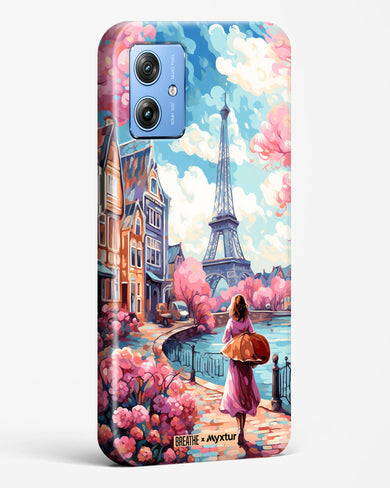 Pastel Paris Impressions [BREATHE] Hard Case Phone Cover (Motorola)