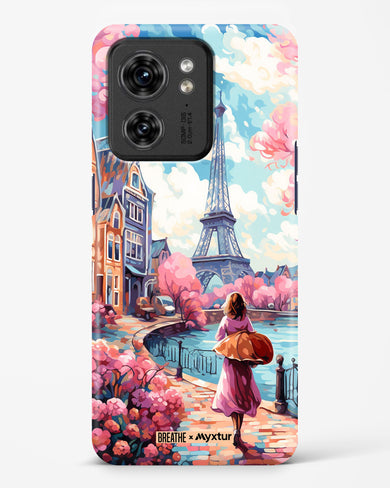 Pastel Paris Impressions [BREATHE] Hard Case Phone Cover (Motorola)