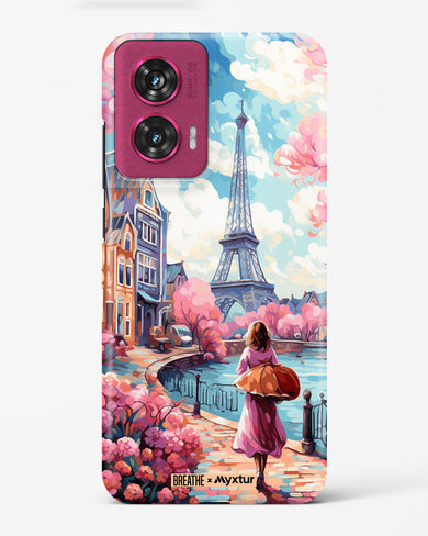 Pastel Paris Impressions [BREATHE] Hard Case Phone Cover (Motorola)