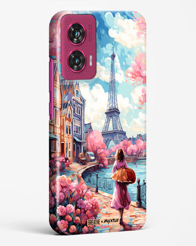 Pastel Paris Impressions [BREATHE] Hard Case Phone Cover (Motorola)