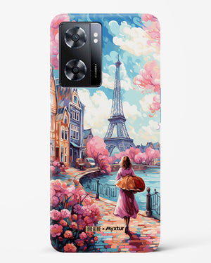 Pastel Paris Impressions [BREATHE] Hard Case Phone Cover-(Oppo)