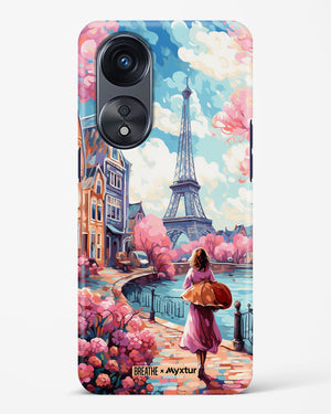 Pastel Paris Impressions [BREATHE] Hard Case Phone Cover (Oppo)