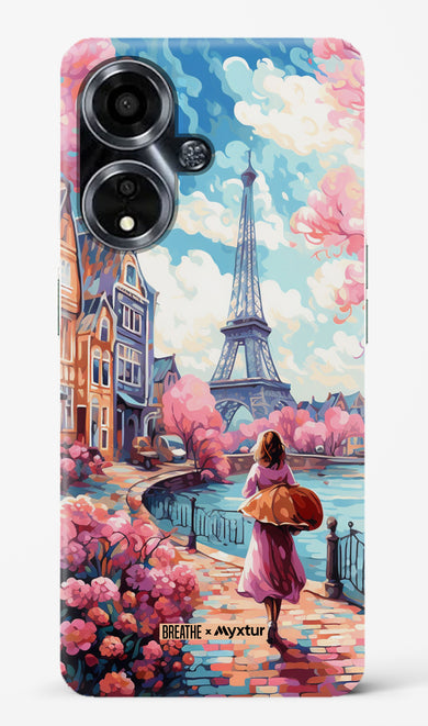 Pastel Paris Impressions [BREATHE] Hard Case Phone Cover (Oppo)