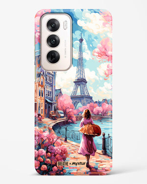 Pastel Paris Impressions [BREATHE] Hard Case Phone Cover (Oppo)