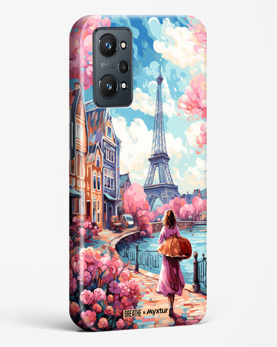 Pastel Paris Impressions [BREATHE] Hard Case Phone Cover-(Realme)