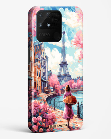 Pastel Paris Impressions [BREATHE] Hard Case Phone Cover-(Realme)