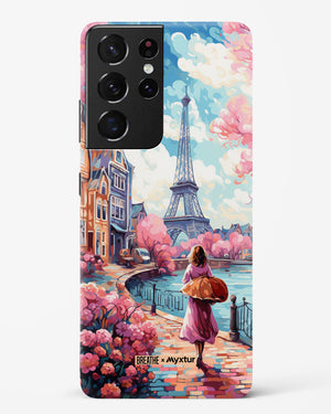 Pastel Paris Impressions [BREATHE] Hard Case Phone Cover-(Samsung)