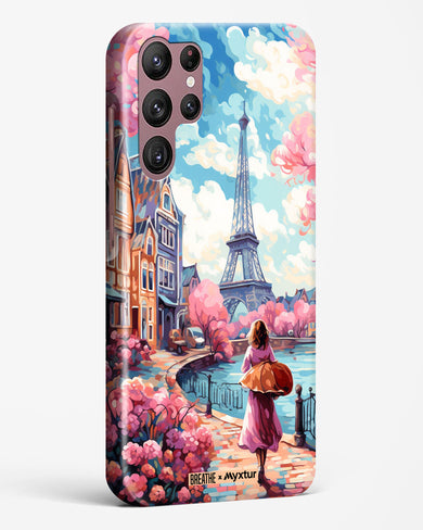 Pastel Paris Impressions [BREATHE] Hard Case Phone Cover (Samsung)
