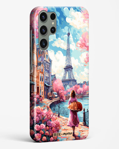 Pastel Paris Impressions [BREATHE] Hard Case Phone Cover-(Samsung)