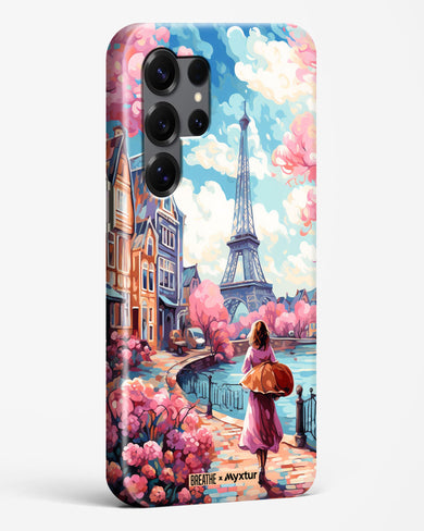 Pastel Paris Impressions [BREATHE] Hard Case Phone Cover (Samsung)