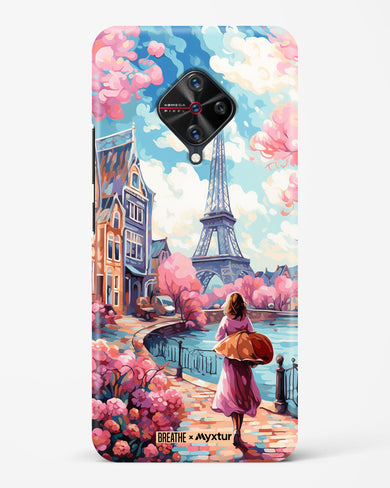 Pastel Paris Impressions [BREATHE] Hard Case Phone Cover-(Vivo)