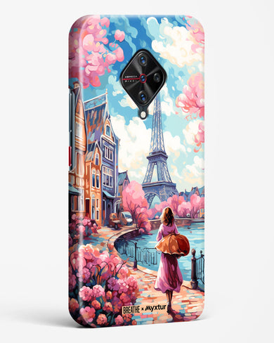 Pastel Paris Impressions [BREATHE] Hard Case Phone Cover-(Vivo)